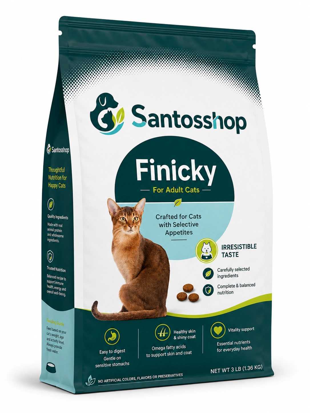 Santos | Finicky Adult Cat Dry Food Recipe - Image 2