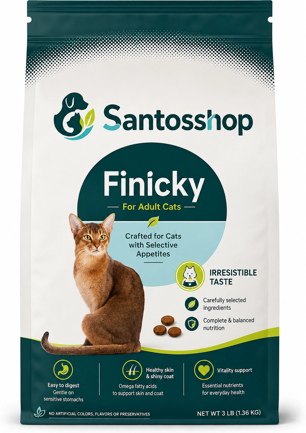 Santos | Finicky Adult Cat Dry Food Recipe